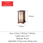 Modern Floor Lamp Living Room for Bedroom Bedside Home Decoration LED Light Solid Wood Lampshade Sofa Dining Study Table Fixture - Image 8