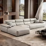 European Luxury Sofas Living Room Wooden 2 Seater Relax Sofa Home Floor Chaise Longue Corner Sectional Furniture Decoration - Image 3