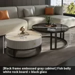 Round Unique Coffee Tables Waterproof Modern Simple Metal Coffee Tables Aesthetic Organizer Muebles De La Sala Home Decoration - Image 14