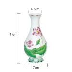 Home Ceramics Lotus Vases Ornaments Buddha Hall Worship Accessories Living Room Flower Arrangement Vase Decoration Crafts - Image 11