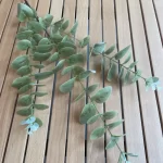 10Pc 3D Printing Eucalyptus Leaves Artificial Plants Wedding Road Leads Flower Arrangement Home Decoration Party Eucalyptus Leaf - Image 6