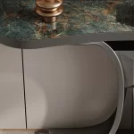 Elegant Vertical Living Room Table Metal Design Entry Premium Hotel Table Nordic Hall Wohnzimmer Tische Luxury Furniture - Image 3