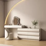 Luxury Bedroom Storage Cabinet Dressing Table Recamera Makeup Dressing Table Comfortable White Tocadores De Maquillaje Furniture - Image 4