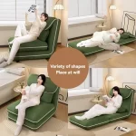 Household Goods Fabric Single Sofa, Sweet Potato Sofa Bed, Small-sized Living Room Folding Dual-use Tatami, Tofu Block Lazy Sofa - Image 4