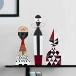 Home Decor Living Room Kawaii Accessory Sculptures & Figurines Character Shapes Adorable Wood Handcrafted Europe Household Items