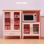 1:6 Doll House Mini Model Furniture Accessories ABS Cupboard Sideboard Kitchen Storage Cabinet Bjd Gsc Blyth Soldier Lol Decor - Image 2