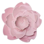 GIEMZA Ceramic Dinner Plates 3pcs Pink Flower White Floral Dish Dinnerware Sets Platos De Ceramica Porcelain Plate Stoneware
