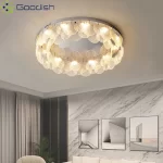 Modern Simplicity Luxury Stainless Steel Circle LED Home Ceiling Lights Art Painting Lamps for Living Room Decoration Chandelier - Image 3