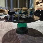 Italian Trendy Coffee Tables Round Classic Luxury Modern Design Coffee Tables Premium Aesthetic Table Basse Furniture For Home - Image 8