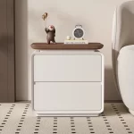 Simple Trendy Nightstand Luxury Storage Elegant Retro Nordic Stylish Fine Room Interior Table Chevet Bedroom Furniture - Image 10