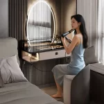 Bedroom Luxury Vanity Table Makeup European Comfortable Beauty Dressing Table Modern Storage Mesa De Maquillaje Home Furniture - Image 3