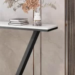 European Luxury Console Table For Hallway Entrance Trendy Glam Console Table Living Room Elegant Mesa Estrecha Home Furniture - Image 4