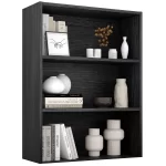 JHK 3-4 Tier Wooden Shelf Bookcase Tall Floor Standing Open Bookshelf for Living Room and Home Office Personalized Storage - Image 9