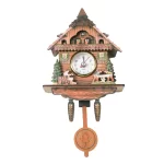 Wooden Hanging Wall Clock Bird Alarm Clock Cuckoo Clocks For Home Decoration Quartz Watch Decorative Home Decor - Image 16