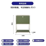 Sideboard Storage Cabinets Modular Combination Metal Frame for Living Room Office Drawers Customizable Large Storage Olive Green - Image 9