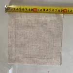 12pcs Table Napkins Wedding Party Dinner Table White Cloth Napkin Restaurant Home Napkins Cotton Linen Handkerchie 4 Size - Image 10