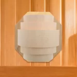 Heat Resistant Light Wood Sauna Lampshade Relaxing Spa Wood Color Lightweight Sauna Lamp Sauna Lamp Bright Illumination - Image 5