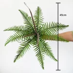 Large Artificial Plants Boston Fern Bunch Persian Leaves Bunch Fake Green Plants Fake Leaves Craft Fake Foliage Home Decor - Image 12
