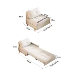 Multifunctional Ergonomic Living Room Sofas Premium Comfy Trendy Modern Sofa Bed With Storage Design Canapé Salon Furniture - Image 2