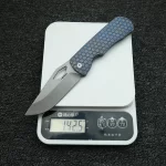 LEMIFSHE Made Dixon Titanium Handle 154CM Ceramic Bearing Pocket EDC Tool Kitchenware Fish Hunting Camping Outdoor Folding Knife - Image 9