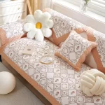 Sofa Cushion Non-slip Slipcover American Pastoral Cotton Fabric Sofa Cover Four Season Universal - Image 5