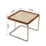 Trendy Side Table Design Design Luxury Metal Luxury Coffee Tables Unique Aesthetic Table Basse De Salon Living Room Furniture - Image 2