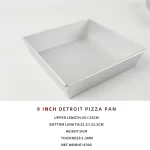 6~10 inch Detroit Style Pizza Pan Deep Dish Pizza Pan, Pizza Pan, Square Baking Pan, Bakeware Kitchenware, Aluminum - Image 6