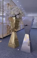 Stainless Steel Flower Stands Vases, Wedding Table Centerpieces, Road Lead, Party Decoration, 1Pc, 2Pcs, 5  6  10Pcs - Image 8