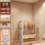 Door Wardrobe Storage Bedroom Organizer Partitions Space Saving Household Simple Closet Clothes Box Vestidores Trendy Furniture - Image 11