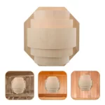 Heat Resistant Light Wood Sauna Lampshade Relaxing Spa Wood Color Lightweight Sauna Lamp Sauna Lamp Bright Illumination - Image 3