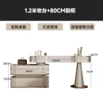modern coiffeuse bedroom furniture wooden dressing table home storage cabinet master bedroom vanity table make up with mirror - Image 7