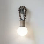 French Retro Wall Lights Sconce Mid-Century Modern Designer Brass Bedroom Headboard Living Room Entrance Decorative Lamp - Image 7