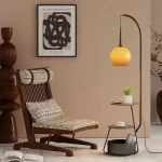 French Mid Century Floor Lamp with Side Table Sofa End Table Ambient Lighting Room Decoration Light Floor Lamp LED - Image 6