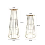 5/10 pcs New  Metal Vase Trumpet Shape Wedding Table Centerpiece Event Road Lead Flower Vases For Home Decoration - Image 6