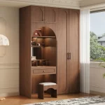 Nordic Modern Organizer Bedroom Closet Clothes Storage Wooden Roupeiros De Quarto Furniture Hanging Clothes Adults Wardrobes - Image 2
