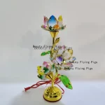 Colorful Petal Lotuscandlestick Temple Power Supply Table Candlestick Lotus Candlestick Buddha Candle Holder Home Decoration - Image 3