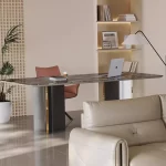 Trendy Mid Century Dining Table Cheap Clean Living Room Makeup Computer Dining Table Center Mesas De Comedor Kitchen Furniture - Image 6