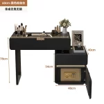 Bedroom Mirror Dressing Table Bedroom Desgin Modern Vanity Table European Salon Designer Service Partitions Hotel Furniture - Image 21