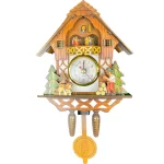 Wooden Hanging Wall Clock Bird Alarm Clock Cuckoo Clocks For Home Decoration Quartz Watch Decorative Home Decor - Image 2