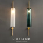 Modern Glass Led Wall Sconce Light Fixture Luminaire Bedroom Living Room Decoration Lamp Lighting Indoor Nordic Bedside Bathroom - Image 2