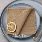 20pcs 32x32cm Cotton Gauze Table Napkins Bohemian Wedding Decor Vintage Western Style Bridal Party Dinner Cloth Accessories - Image 18