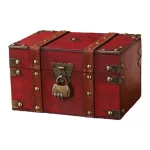Practical Home Office Storage Box Storage Box Password Storage Box Retro Wooden Storage Box Versatile Functionality - Image 2