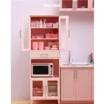 1:6 Doll House Mini Model Furniture Accessories ABS Cupboard Sideboard Kitchen Storage Cabinet Bjd Gsc Blyth Soldier Lol Decor - Image 3