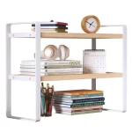 Shelf Desktop Storage  Bookshelf Student Desk Shelves Racks Office Computer Desk Tiered Cabinet Home Storage Holders Organizer - Image 6