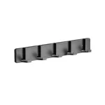 Foldable Coat Rack Wall Hanger Shelves Steel Shelf Behind Door Hooks Clothes Organizer Towel Rack Key Storage Bathroom Furniture - Image 6