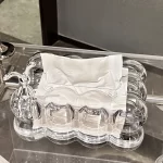 Cloud Design Tissue Box Cover, Home Tissue Boxes,High-End Paper Towel Holder for Living Room Coffee Table,Tabletop Decor - Image 3