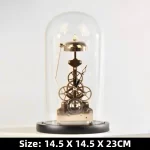 Luxury Mechanic Metal Desk Clock Living Room Table Clock Work Office Aesthetic Clocks Nordic Interior Decoration Accessories - Image 9