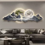 Luxury Minimalist Wall Clocks Mechanism Digital Art Muraart Living Room Kitchen Metal Bedrooms Quartz Reloj De Pared Home Decor