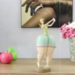 Nordic Plump Beauty Female Figurines Sculpture Ornaments Home Living Room Desk Fat Girl Statue Resin Decoration Accessories - Image 11