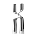 Silver Candle Holder Metal Candelabra Luxury Double Headed Center Table Candle Holders Living Room Home Decoration Gift Ideas - Image 7